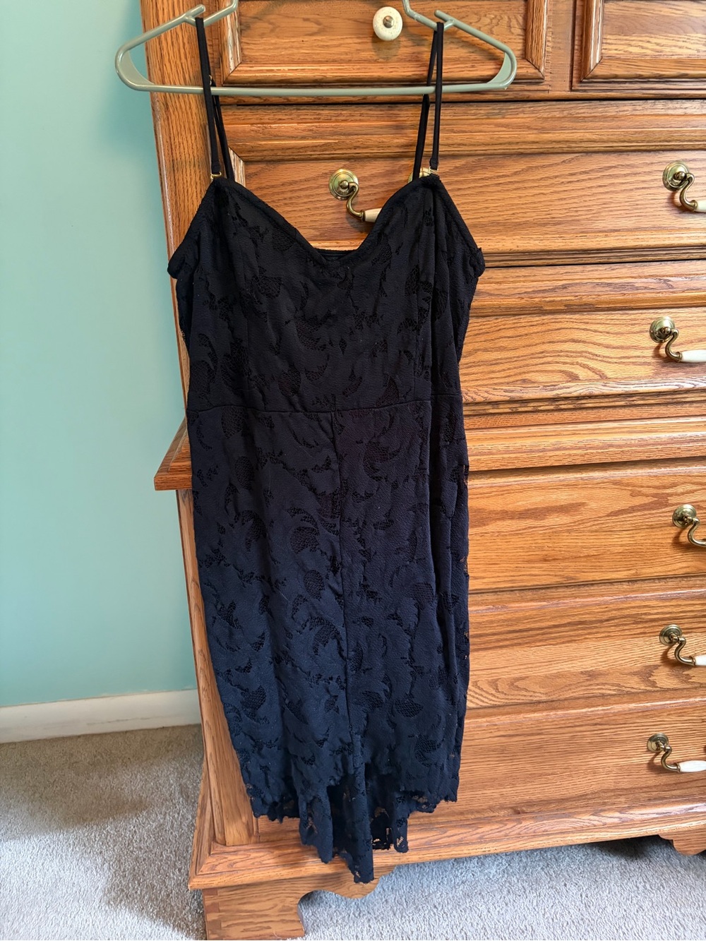 Black Lace Dress - Women's
